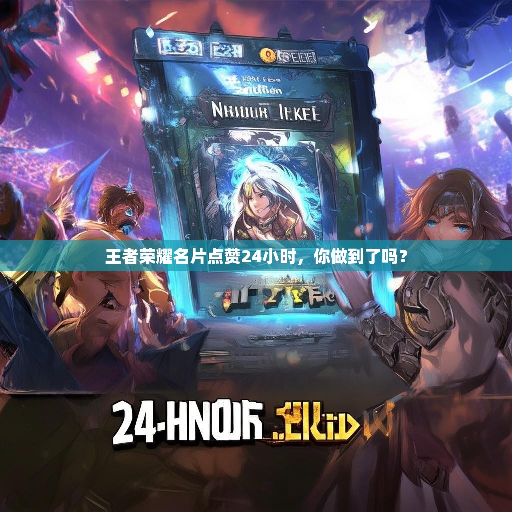 王者荣耀名片点赞24小时，你做到了吗？