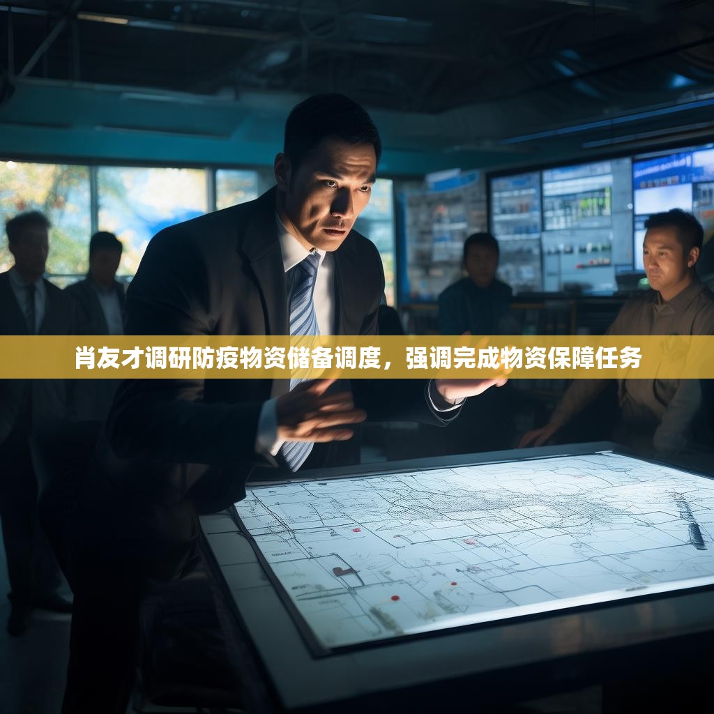 肖友才调研防疫物资储备调度,强调完成物资保障任务