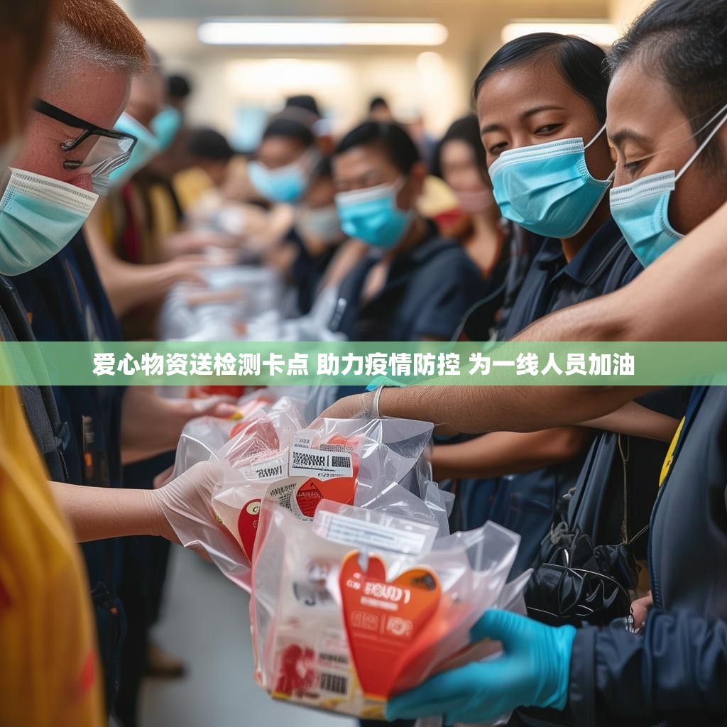 爱心物资送检测卡点 助力疫情防控 为一线人员加油