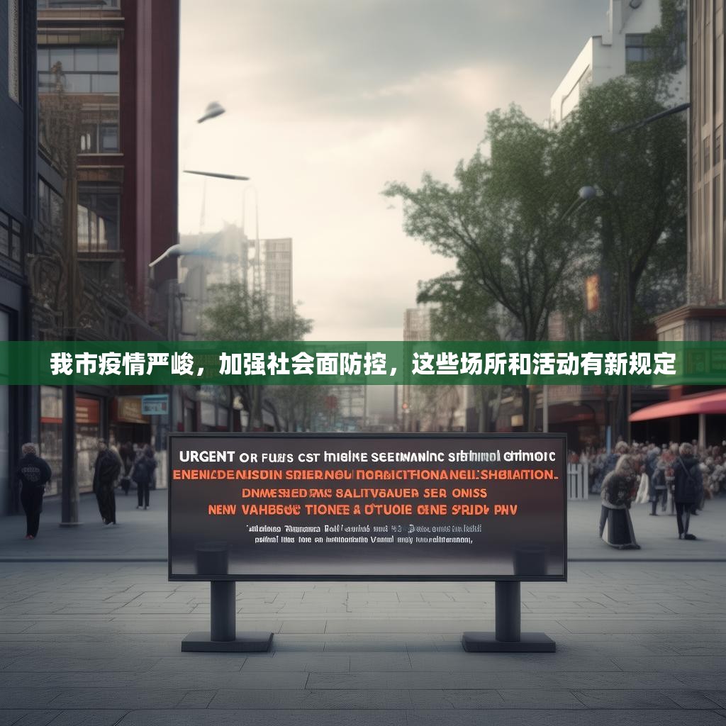我市疫情严峻，加强社会面防控，这些场所和活动有新规定