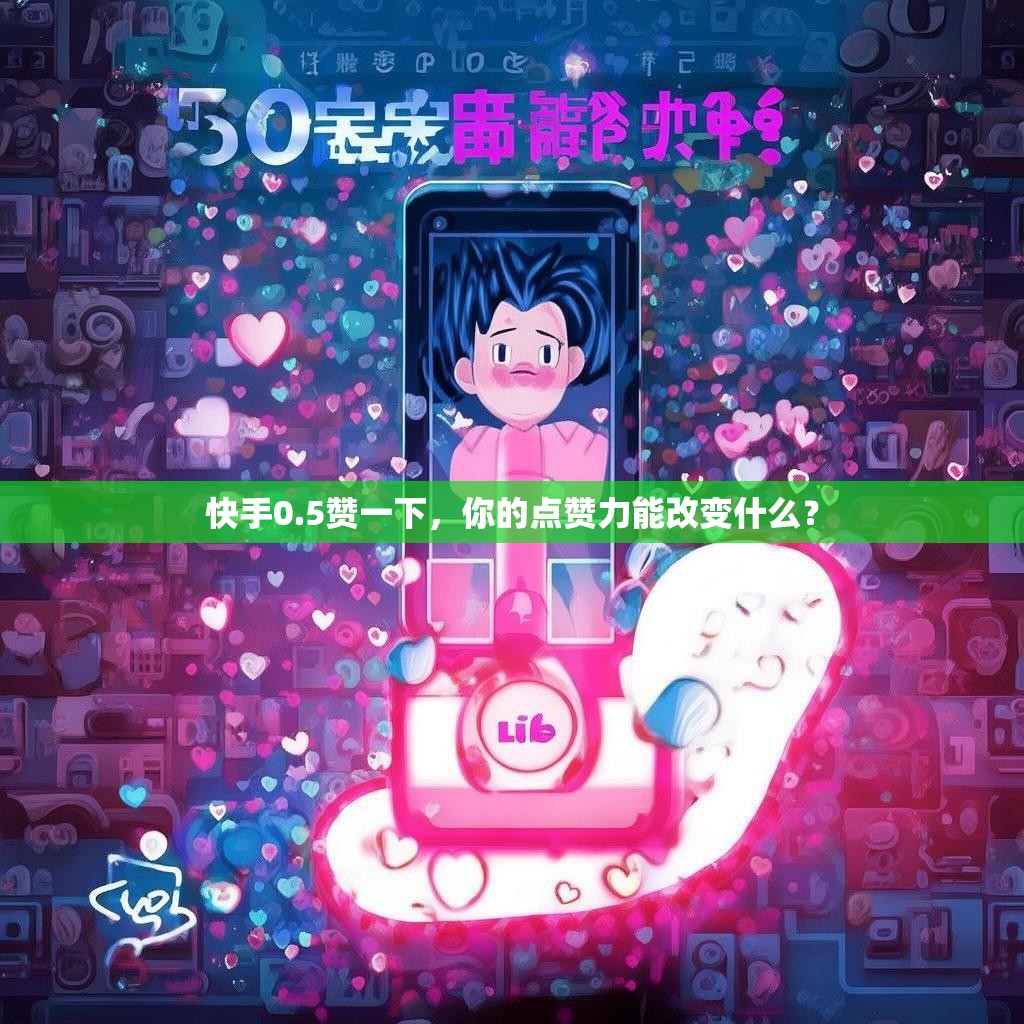 快手0.5赞一下，你的点赞力能改变什么？