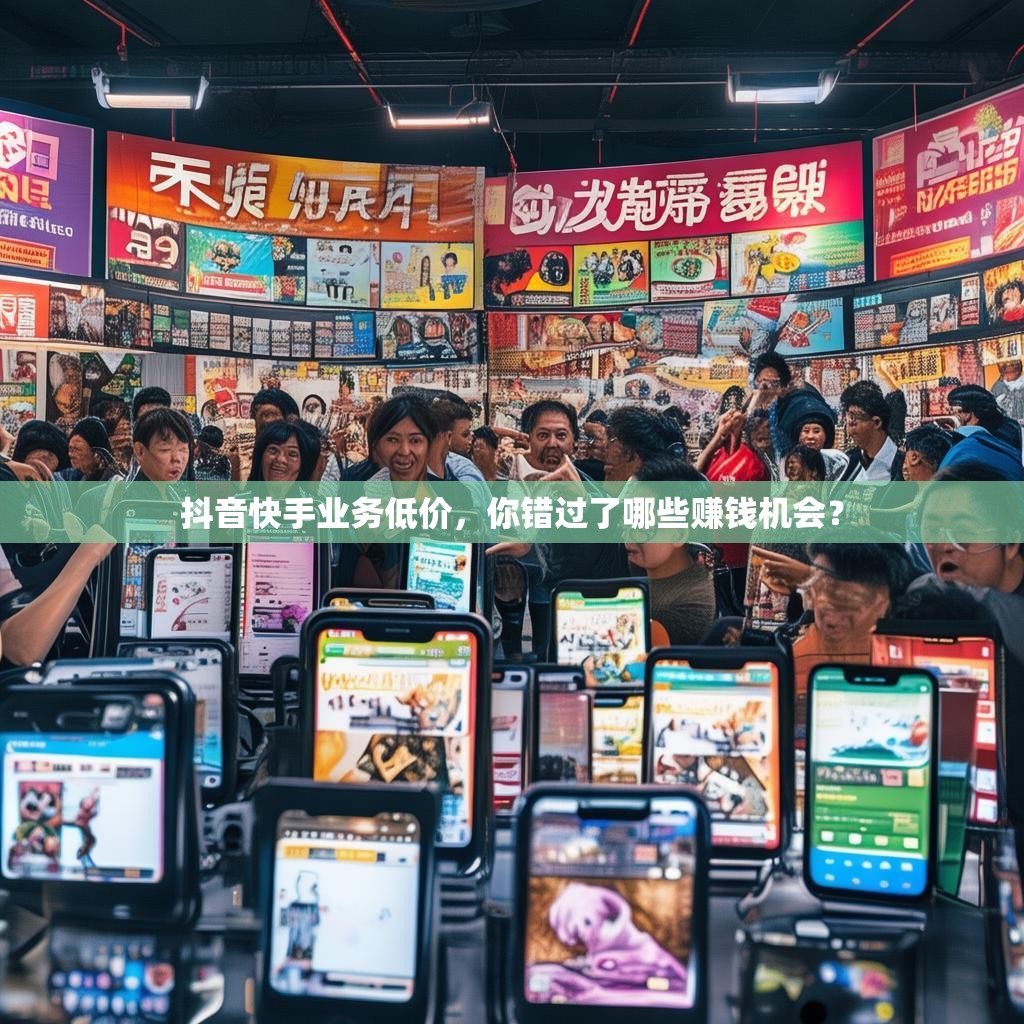 抖音快手业务低价,你错过了哪些赚钱机会?