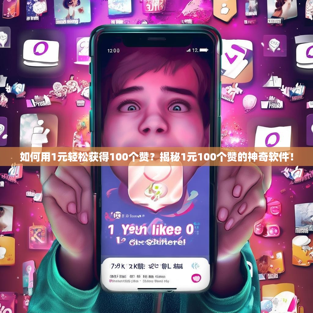 如何用1元轻松获得100个赞？揭秘1元100个赞的神奇软件！