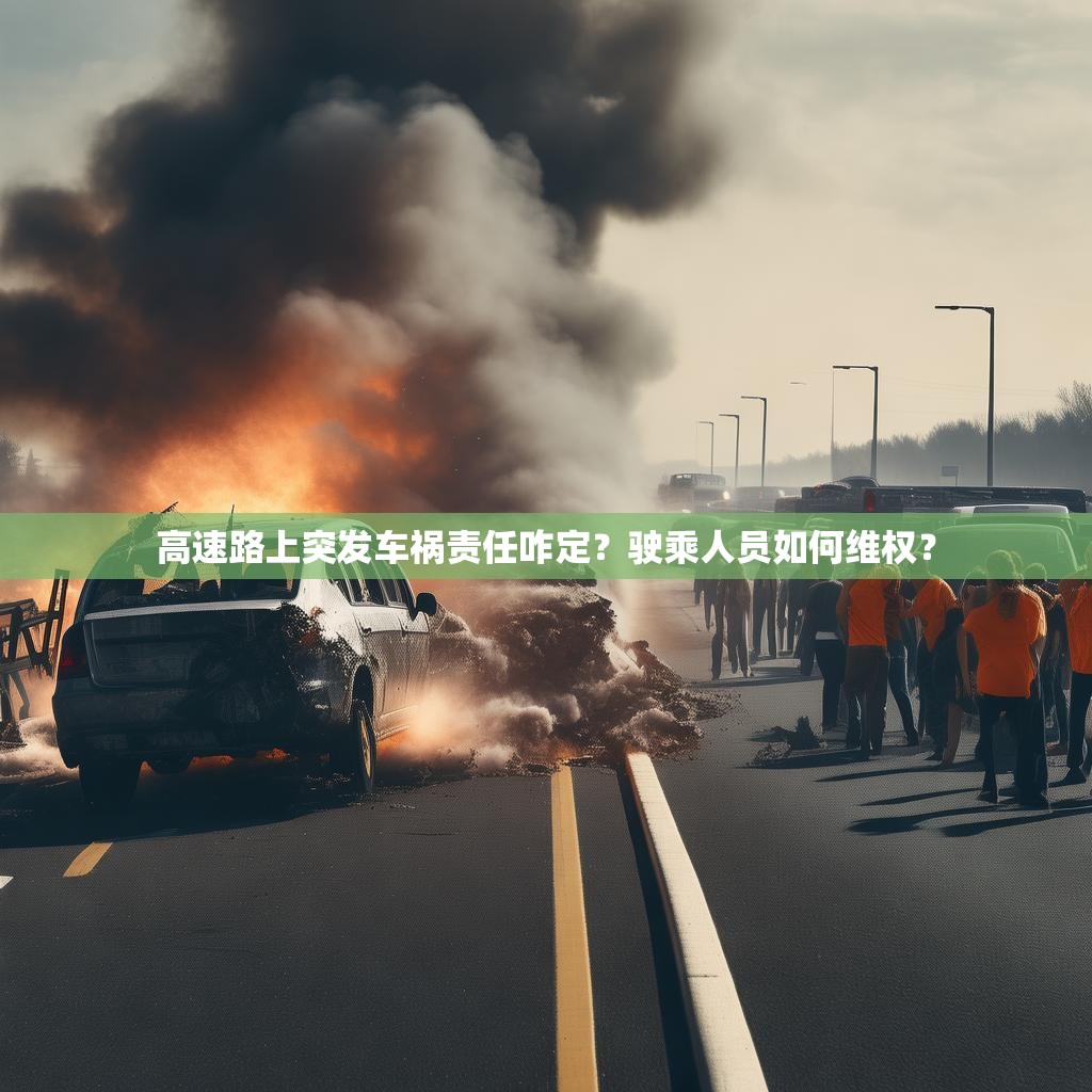 高速路上突发车祸责任咋定？驶乘人员如何维权？