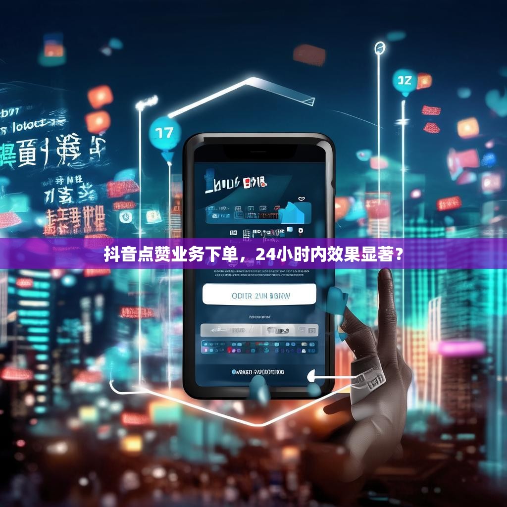 抖音点赞业务下单，24小时内效果显著？