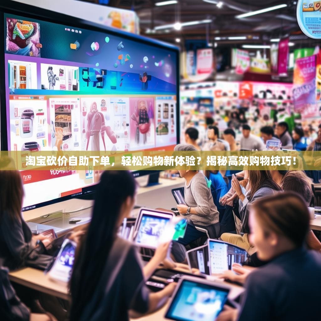 淘宝砍价自助下单，轻松购物新体验？揭秘高效购物技巧！