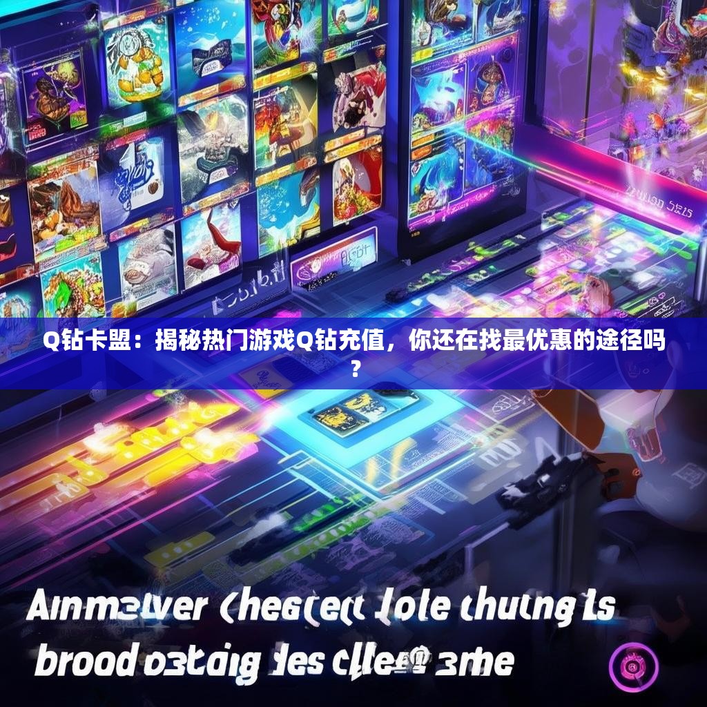 Q钻卡盟：揭秘热门游戏Q钻充值，你还在找最优惠的途径吗？