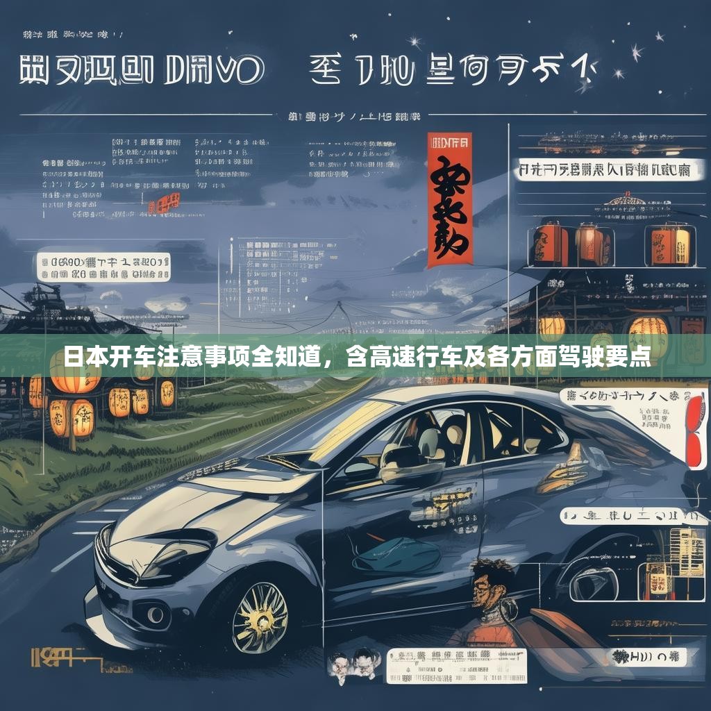 日本开车注意事项全知道，含高速行车及各方面驾驶要点