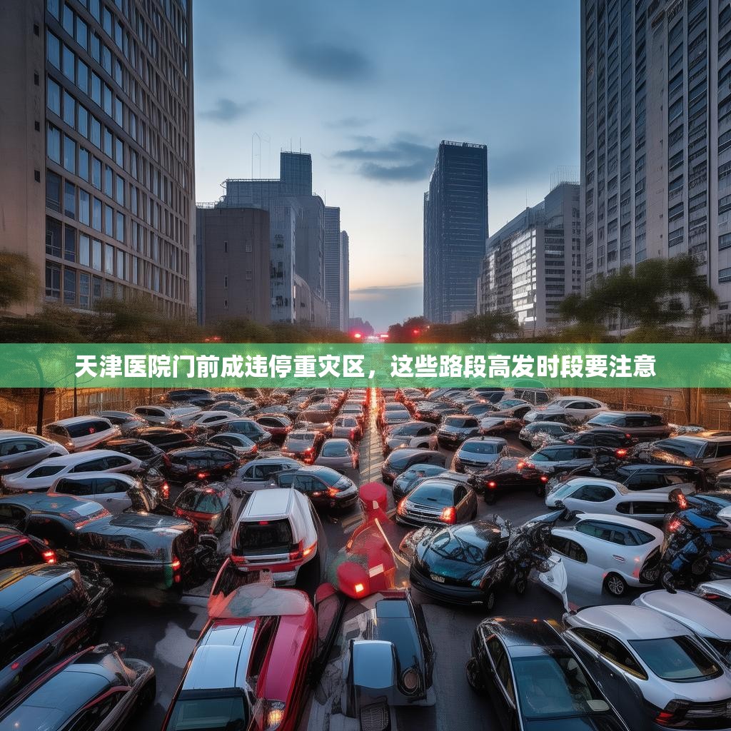 天津医院门前成违停重灾区,这些路段高发时段要注意