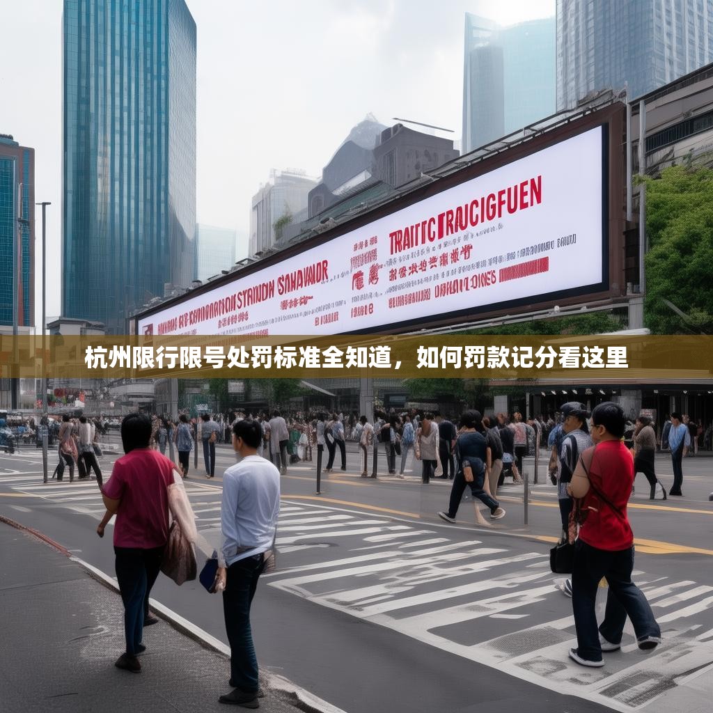 杭州限行限号处罚标准全知道，如何罚款记分看这里