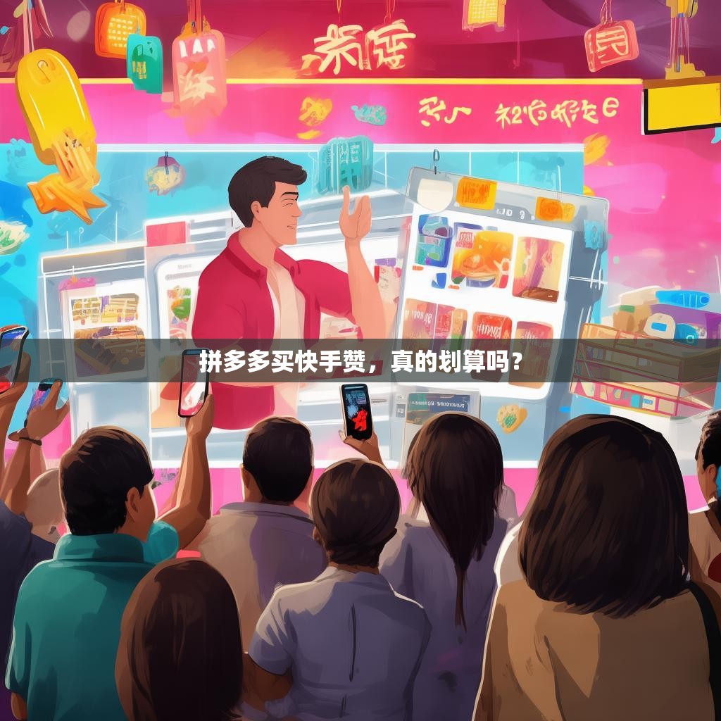 拼多多买快手赞，真的划算吗？