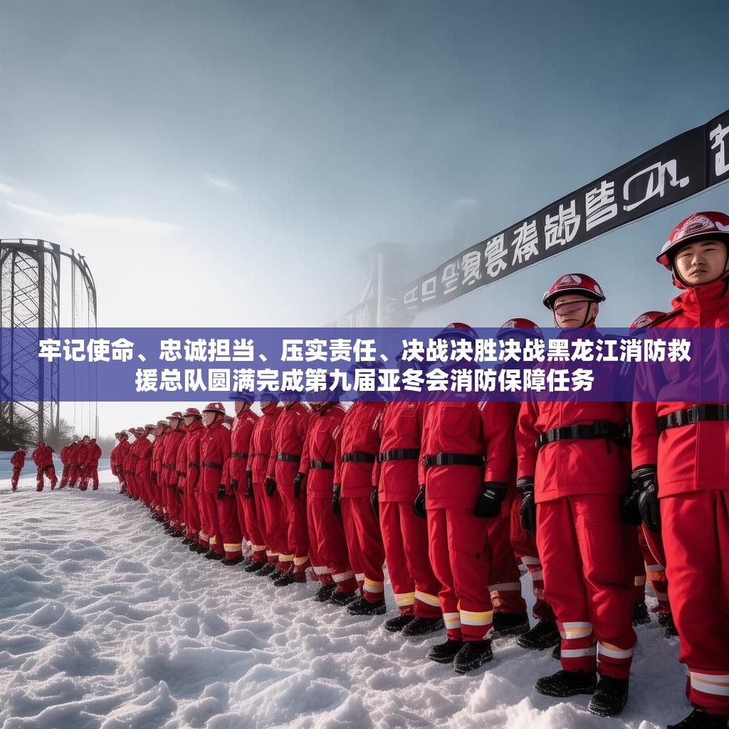 牢记使命、忠诚担当、压实责任、决战决胜决战黑龙江消防救援总队圆满完成第九届亚冬会消防保障任务