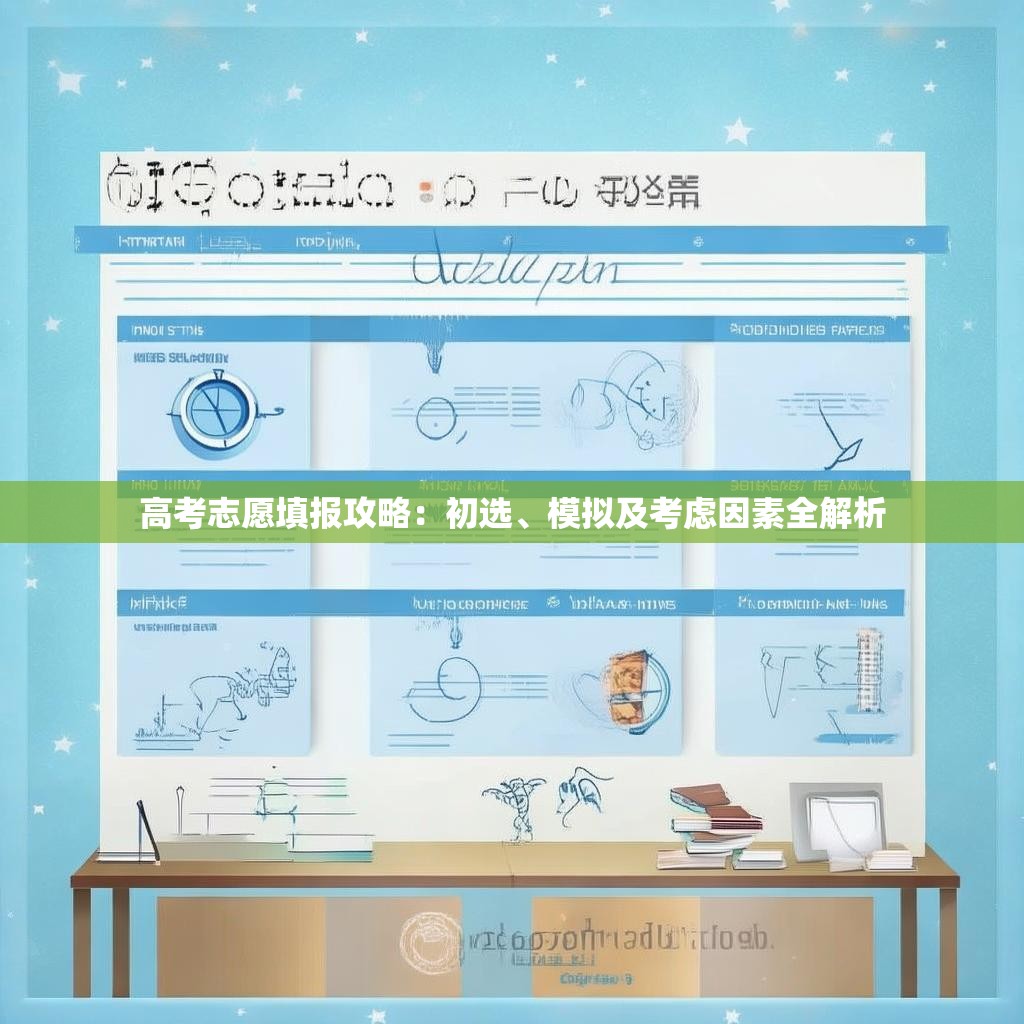 高考志愿填报攻略：初选、模拟及考虑因素全解析