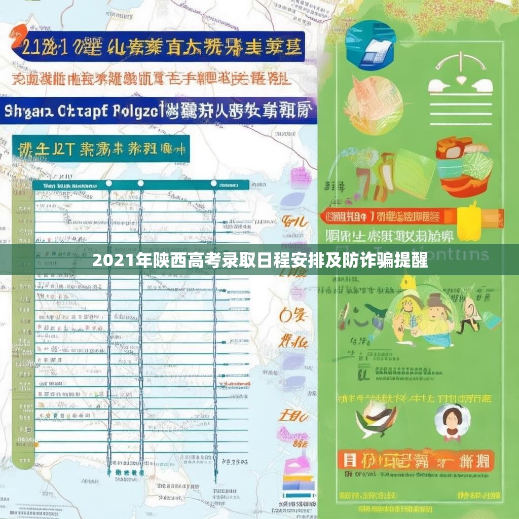 2021年陕西高考录取日程安排及防诈骗提醒