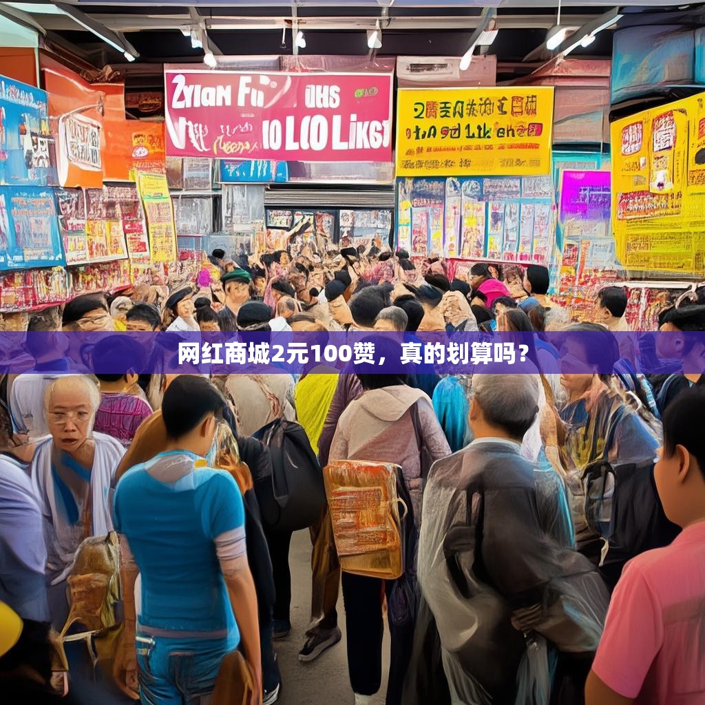 网红商城2元100赞，真的划算吗？
