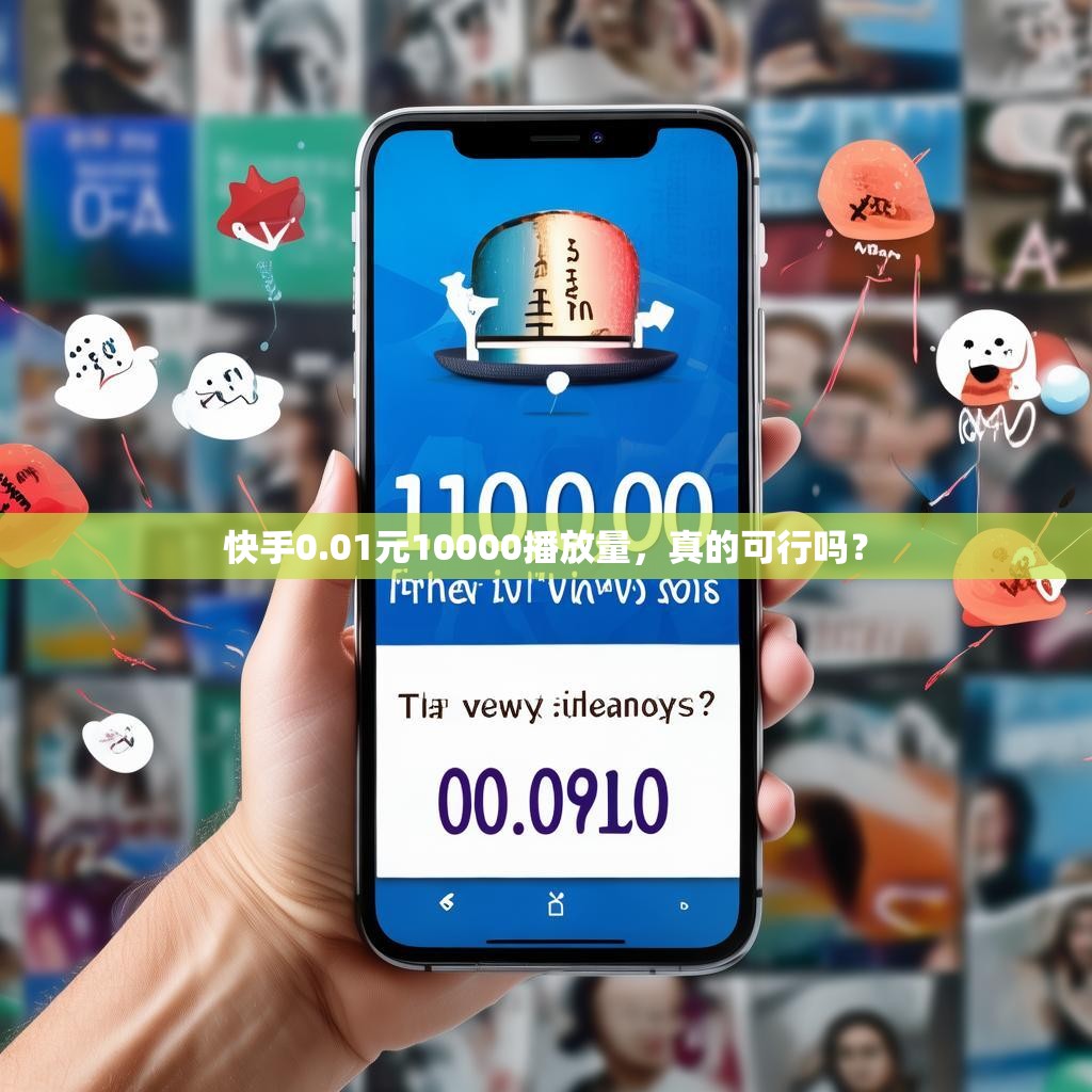 快手0.01元10000播放量,真的可行吗?