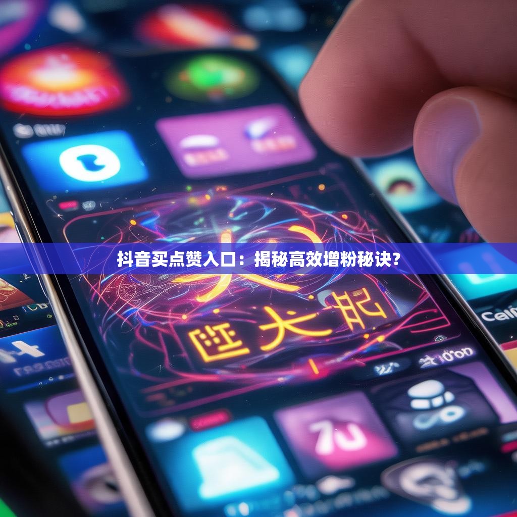 抖音买点赞入口:揭秘高效增粉秘诀?