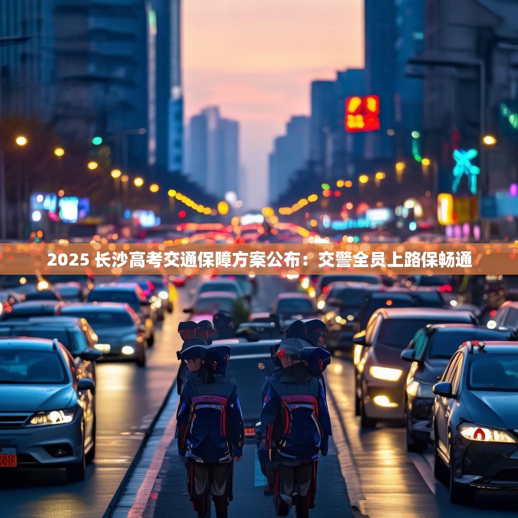 2025 长沙高考交通保障方案公布：交警全员上路保畅通