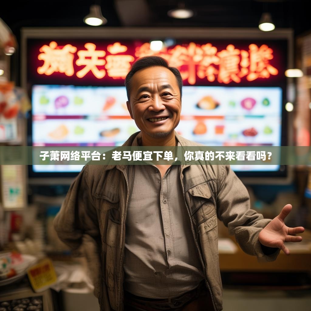 子萧网络平台:老马便宜下单,你真的不来看看吗?