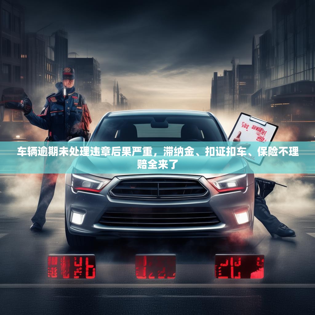 车辆逾期未处理违章后果严重，滞纳金、扣证扣车、保险不理赔全来了