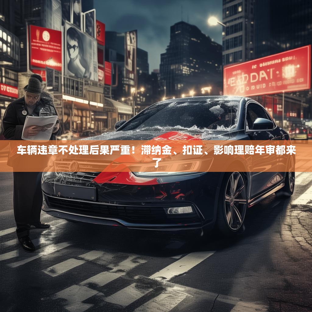 车辆违章不处理后果严重！滞纳金、扣证、影响理赔年审都来了