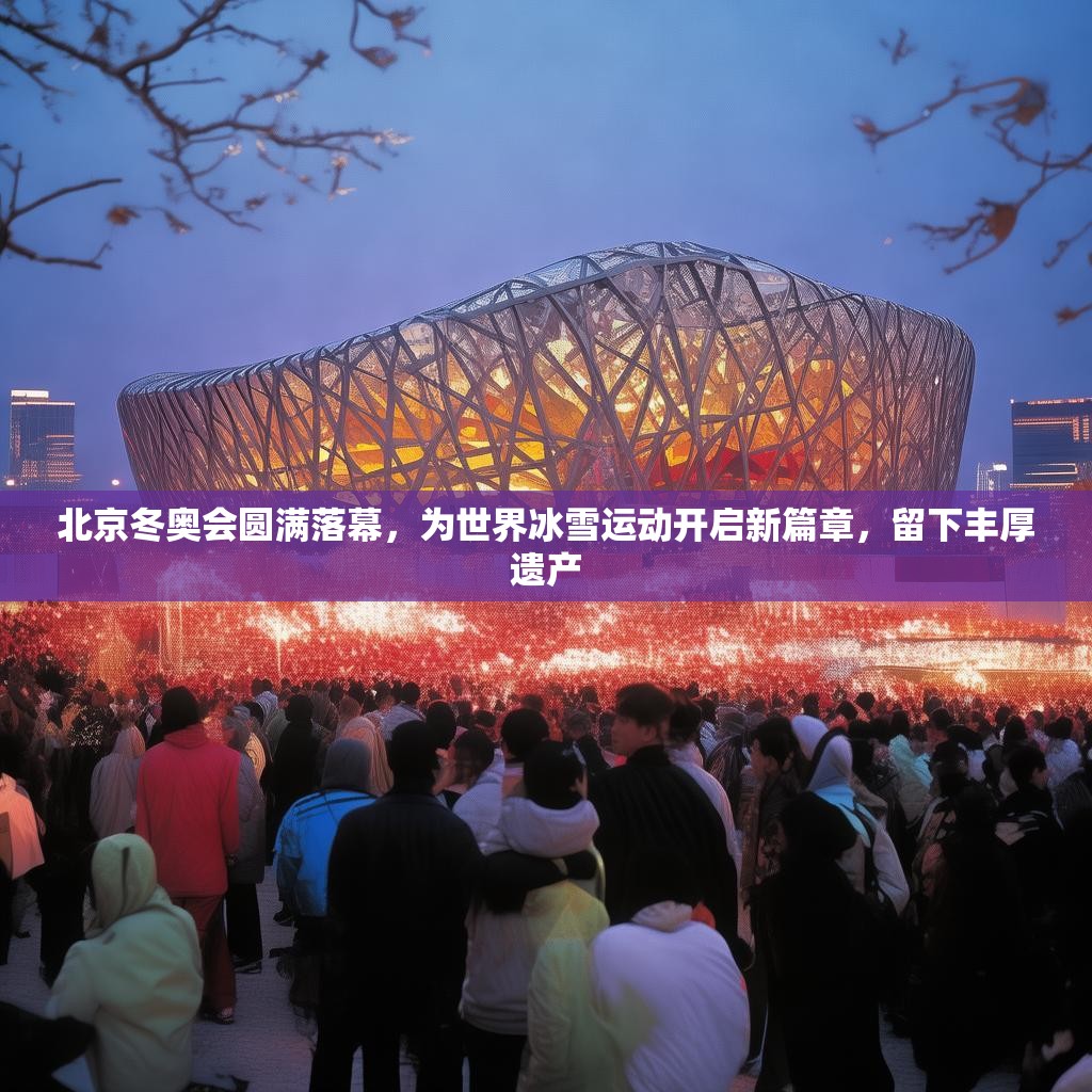 北京冬奥会圆满落幕，为世界冰雪运动开启新篇章，留下丰厚遗产