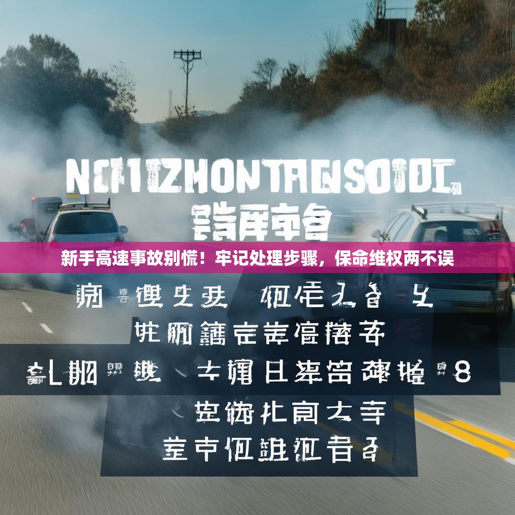 新手高速事故别慌！牢记处理步骤，保命维权两不误