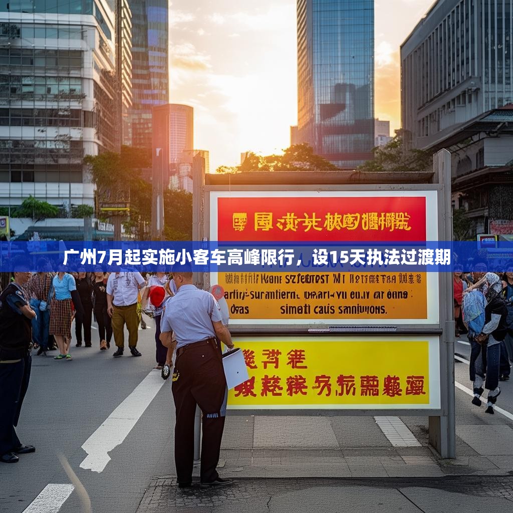 广州7月起实施小客车高峰限行，设15天执法过渡期