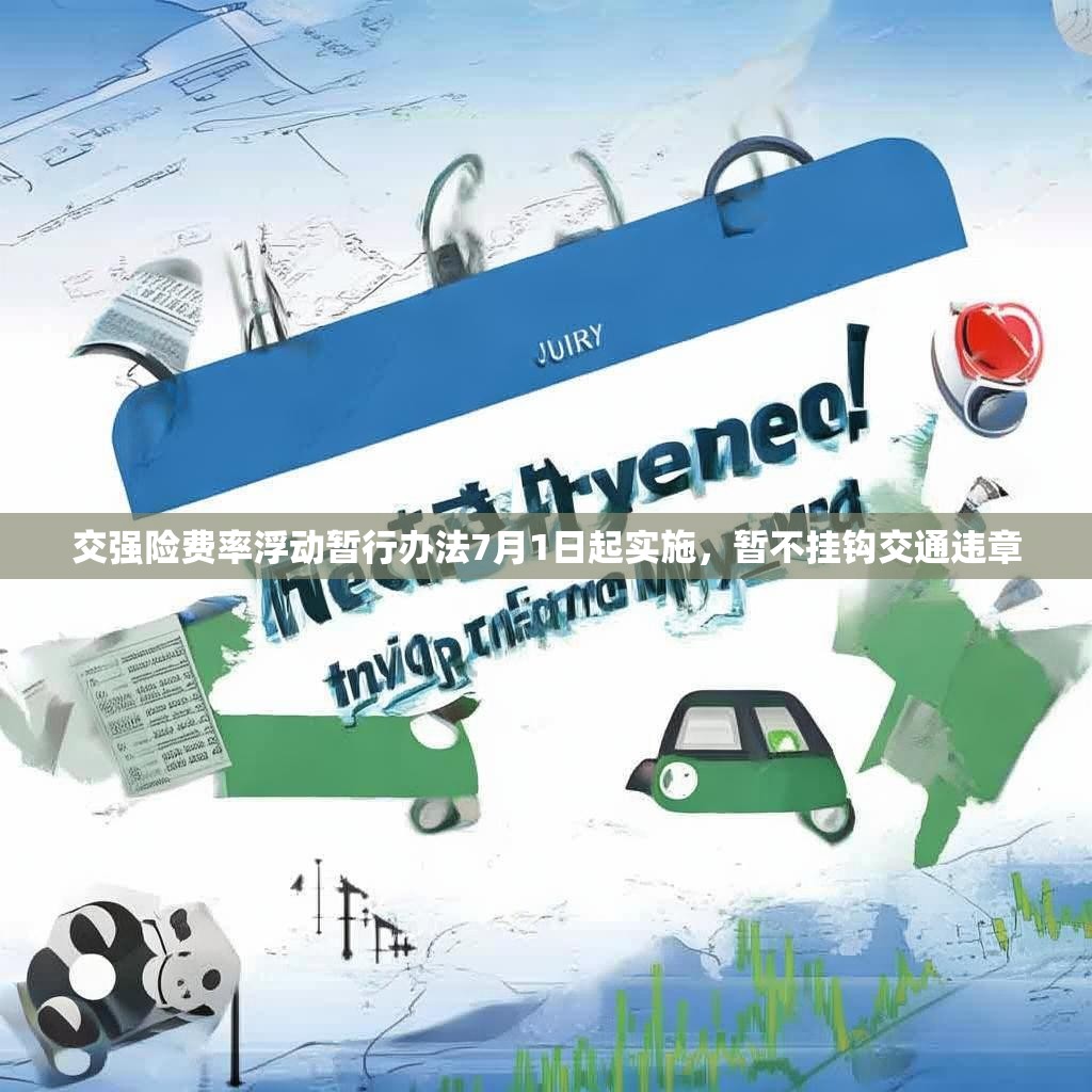 交强险费率浮动暂行办法7月1日起实施，暂不挂钩交通违章