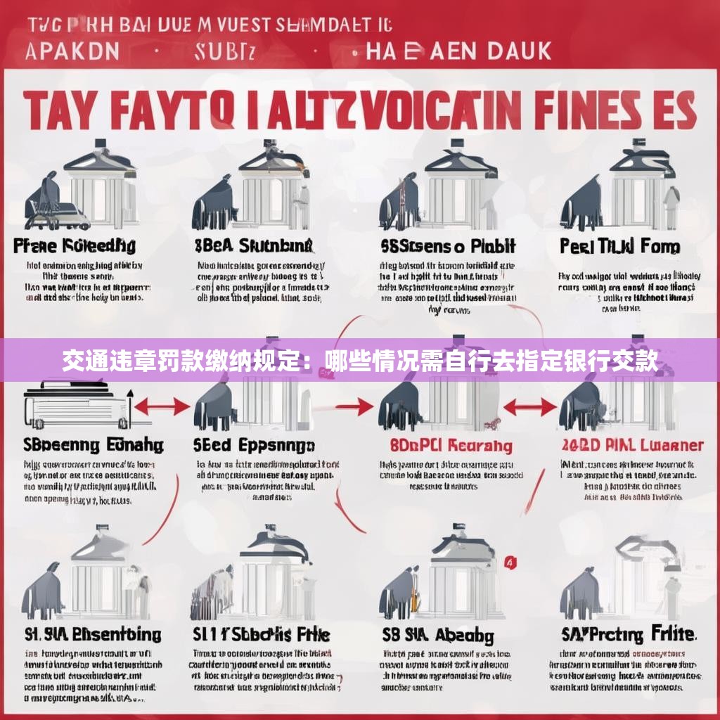 交通违章罚款缴纳规定：哪些情况需自行去指定银行交款