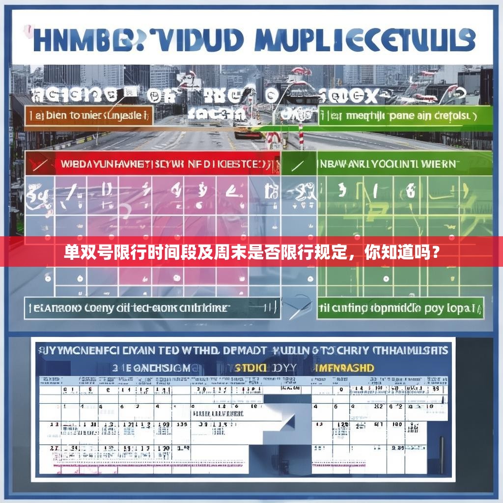 单双号限行时间段及周末是否限行规定，你知道吗？