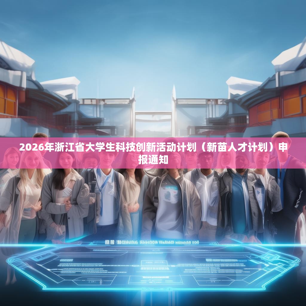 2026年浙江省大学生科技创新活动计划（新苗人才计划）申报通知